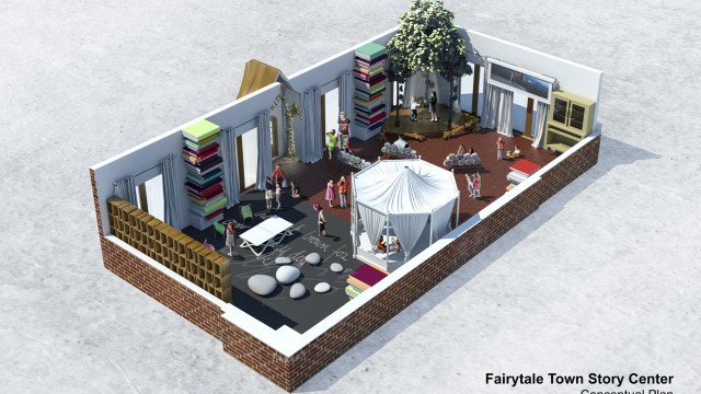 Story Center Interior Rendering