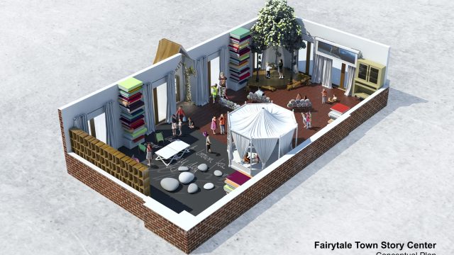 Story Center Interior Rendering